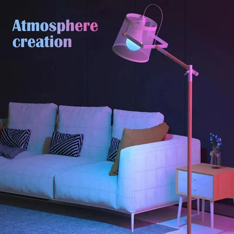 Smart RGB LED Light Bulb | 16 Colors, Dimmable with Remote Control for the Perfect Ambiance