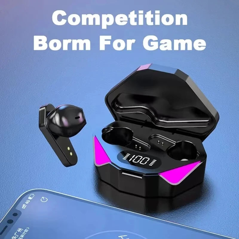 X15 TWS Bluetooth Earbuds | Noise Cancelling, LED Display & HD Microphone for Gaming & Music