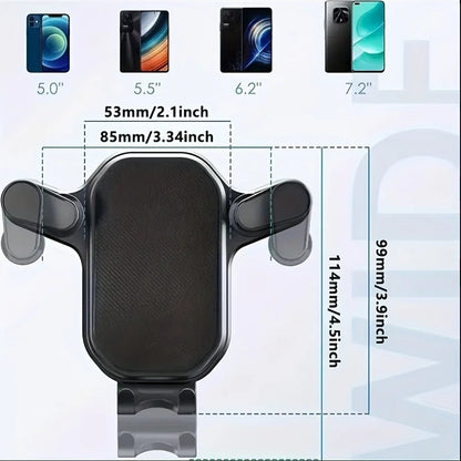Magnetic Car Phone Holder | Air Vent Mount for 4.7"–6.7" Smartphones