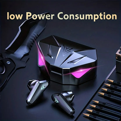 X15 TWS Bluetooth Earbuds | Noise Cancelling, LED Display & HD Microphone for Gaming & Music