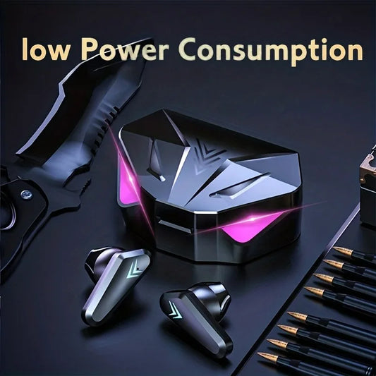 X15 TWS Bluetooth Earbuds | Noise Cancelling, LED Display & HD Microphone for Gaming & Music