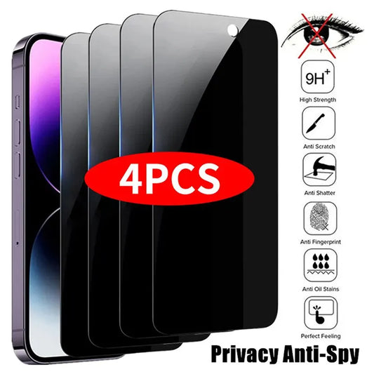 iPhone Privacy Screen Protector | 9H Tempered Glass Anti-Spy Full Protection