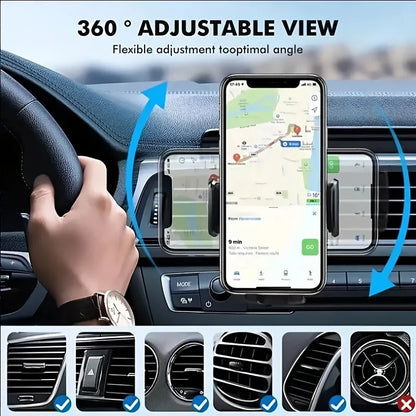 Magnetic Car Phone Holder | Air Vent Mount for 4.7"–6.7" Smartphones