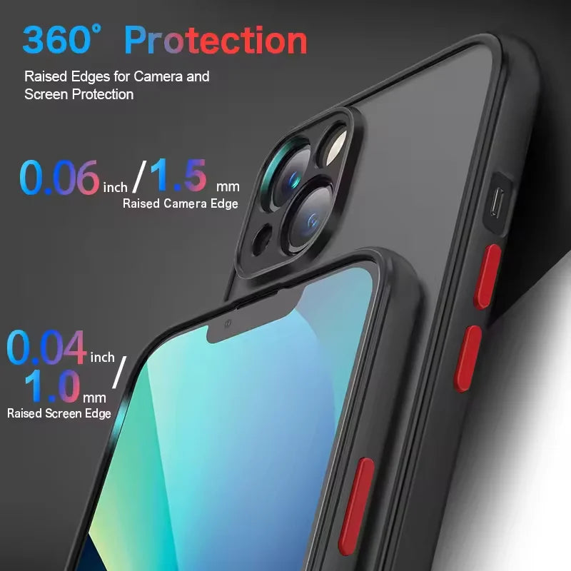 Luxury Armor Matte Case for iPhone | MagSafe Compatible, Magnetic Wireless Charging & Shockproof Protection // Funda Luxury Armor Mate para iPhone | Acabado Mate, Compatible con MagSafe, Carga Inalámbrica Magnética y Protec
