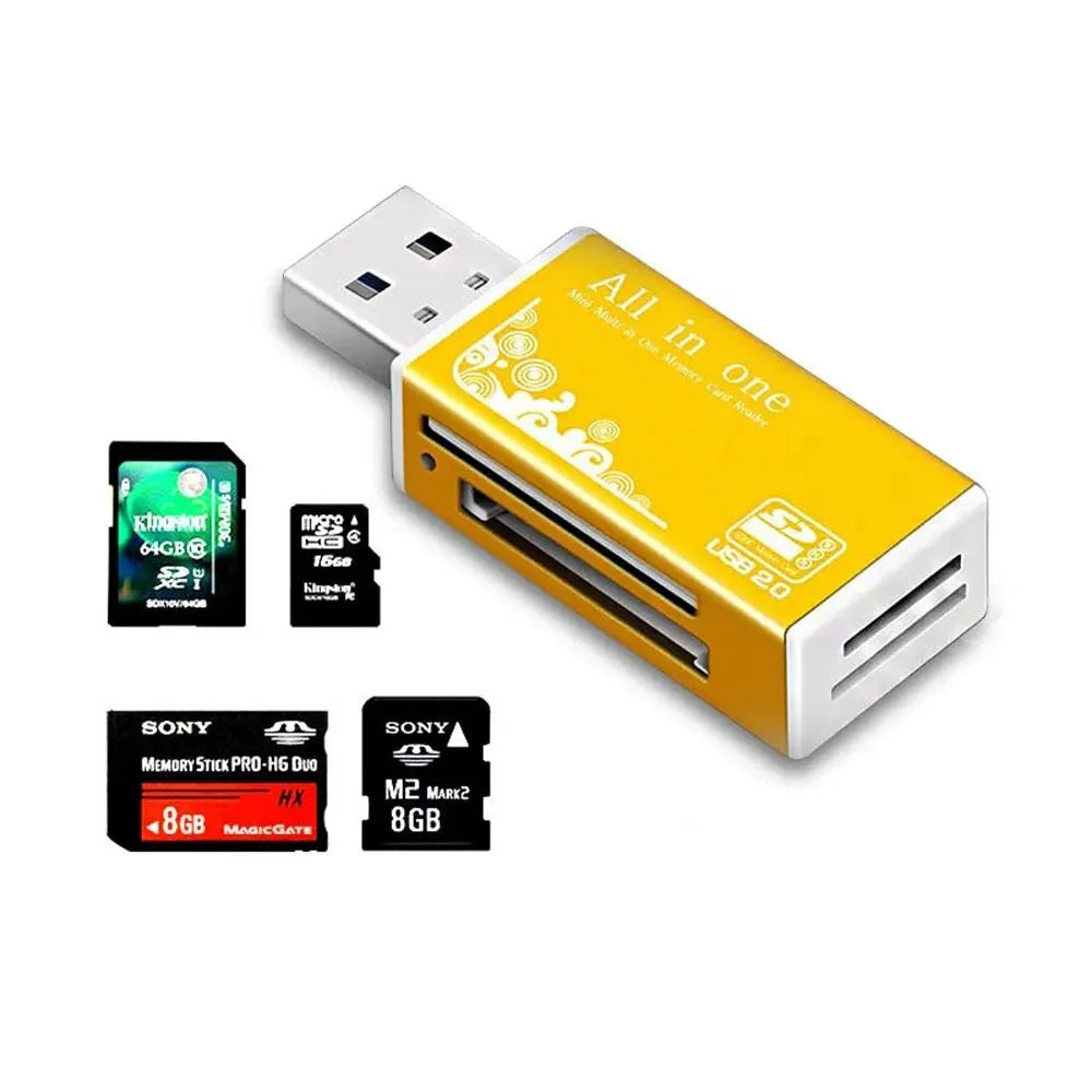 2-in-1 USB 3.0 Card Reader | High-Speed SD & MicroSD Memory Card Adapter // Lector de Tarjetas USB 3.0 2 en 1 | Adaptador para SD y MicroSD de Alta Velocidad