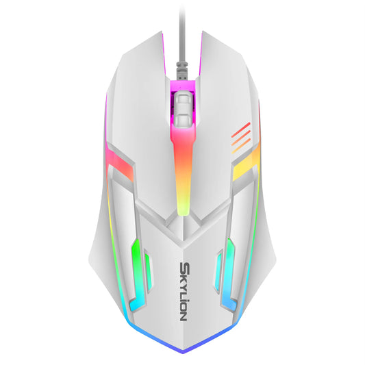 F1 RGB Wired Mouse | Ergonomic Optical Mouse for Gaming & Office